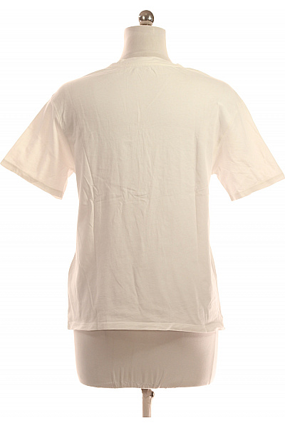 Oui Dámské Tričko s Potiskem Bílé Vel. 38