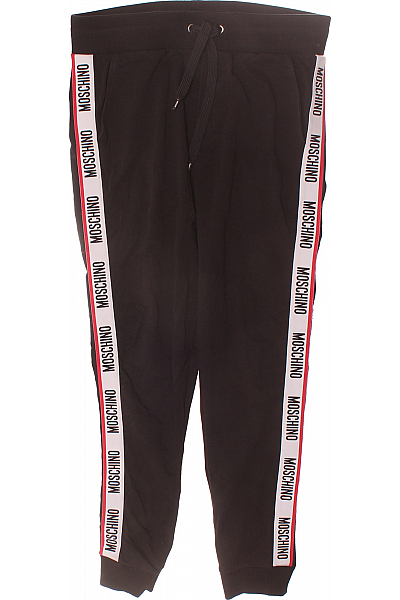 Pánské Tepláky Černé MOSCHINO Second Hand Vel.  M
