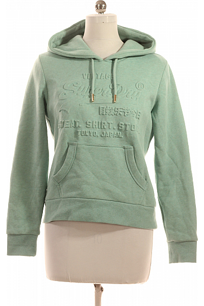 Dámská Mikina Bez Zapínání Zelená SUPERDRY