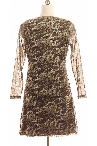 Gina  Šaty Z Chiffonu Šedé Second hand Vel. 40/42