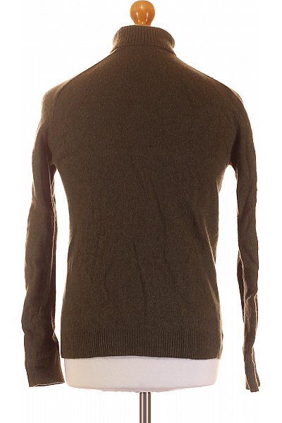 Pánský Svetr Vlněný Zelený Knowledge Cotton Apparel Vel. M