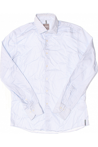 Vzorovaná Pánská Košile Modrá Second hand Vel. M | Unimoda | obrázek 2