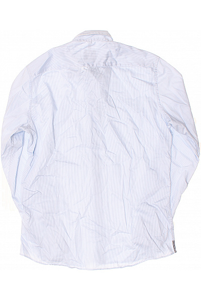 Vzorovaná Pánská Košile Modrá Second hand Vel. M | Unimoda | obrázek 3