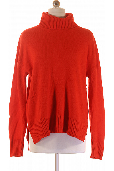 Dámský Svetr Vlněný Červený Vel. 36