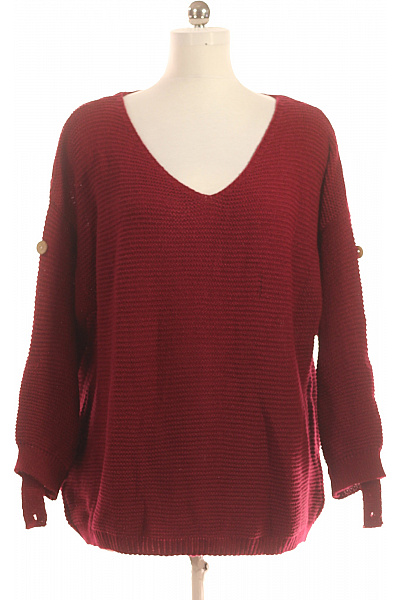 Dámský Svetr Vínový Vel. S/M