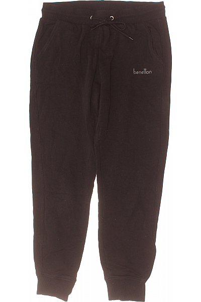 Pánské Tepláky Černé BENETTON Second Hand