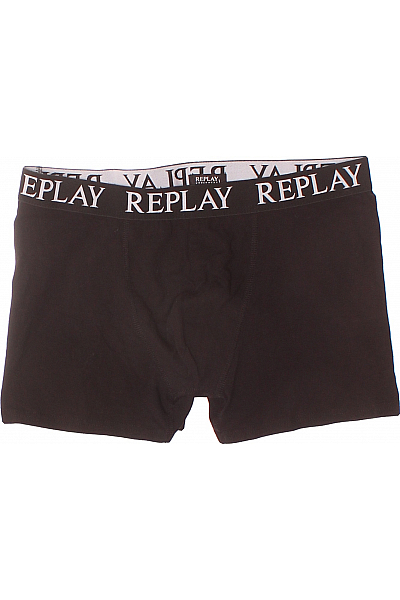 Pánské Spodní Prádlo Bavlněné Černé REPLAY