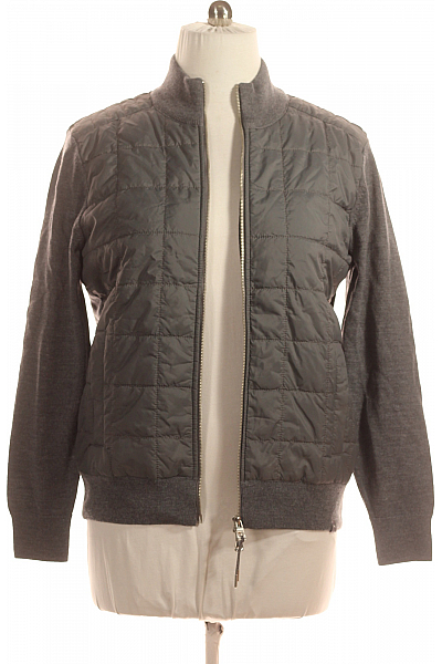 BRAX Pánská Přechodné Bundy Vlněná Šedá Vel. 52