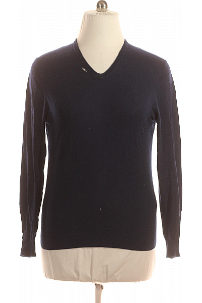 HACKETT Pánský Svetr Vlněný Modrý Vel. L