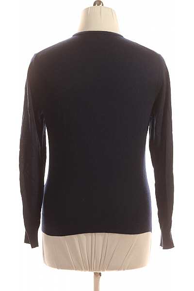 HACKETT Pánský Svetr Vlněný Modrý Vel. L