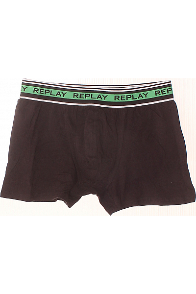 Pánské Spodní Prádlo Bavlněné Černé REPLAY
