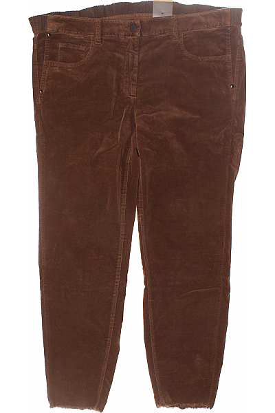 Dámské Kalhoty Hnědé LUISA CERANO Vel. 46