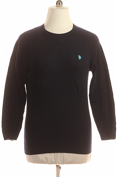 Pánský Pulovr Modrý U.S.POLO ASSN. Second Hand Vel. M