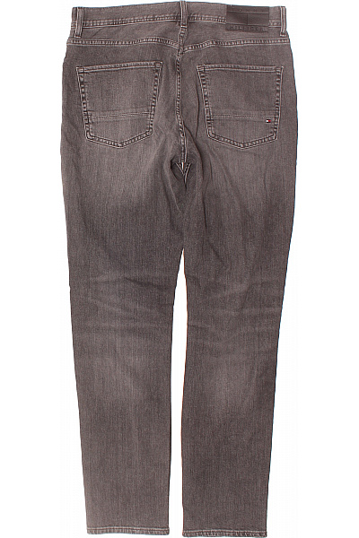 TOMMY HILFIGER Pánské Rovné Džíny Šedé Vel. 33/34