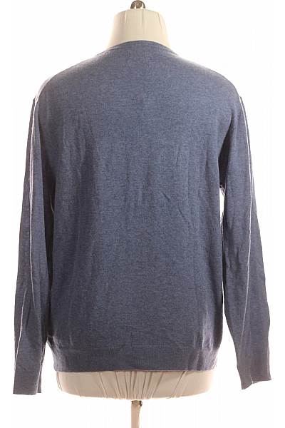 Pánský Pulovr Vlněný Modrý GANT Second hand