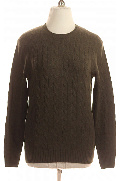 Pánský Svetr Kašmírový Khaký