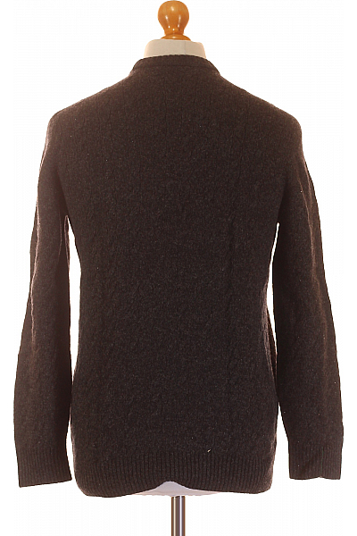 Pánský Pulovr Vlněný Šedý LACOSTE Second hand Vel. L