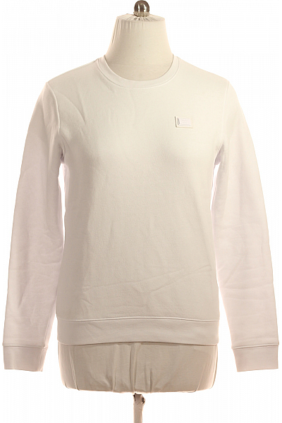 Pánská Mikina Bez Zapínání Bílá VERSACE Vel. M