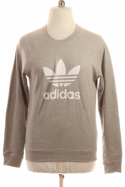 ADIDAS Pánská Mikina Bez Zapínání Šedá Vel. M