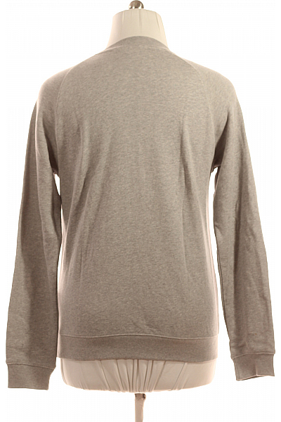 ADIDAS Pánská Mikina Bez Zapínání Šedá Vel. M