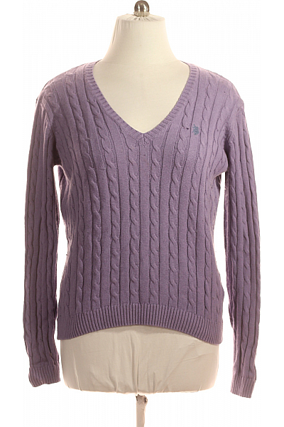 Dámský Svetr Fialový U.S.POLO ASSN. Vel. XL