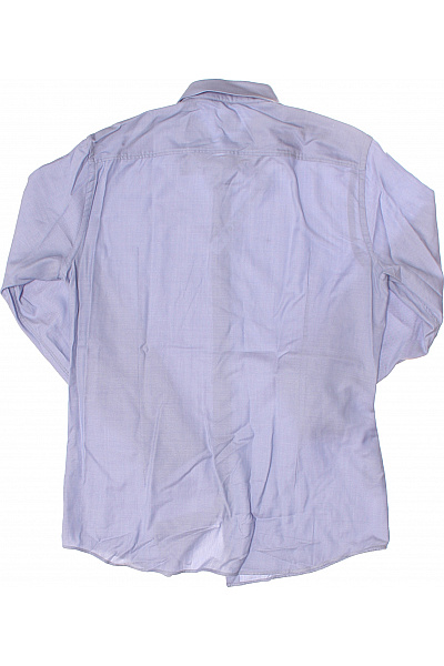 Hugo Boss Pánská Košile Jednobarevná Modrá Vel. L