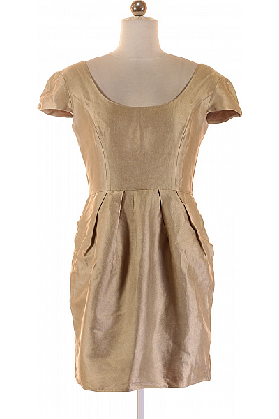 Pouzdrové šaty  Šaty Šedé ARMANI Second hand Vel. 42