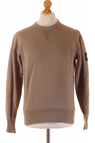 Calvin Klein Pánská Mikina Béžová Vel. S