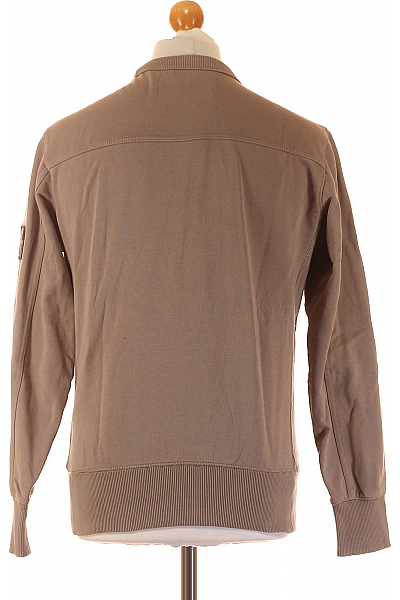 Calvin Klein Pánská Mikina Béžová Vel. S