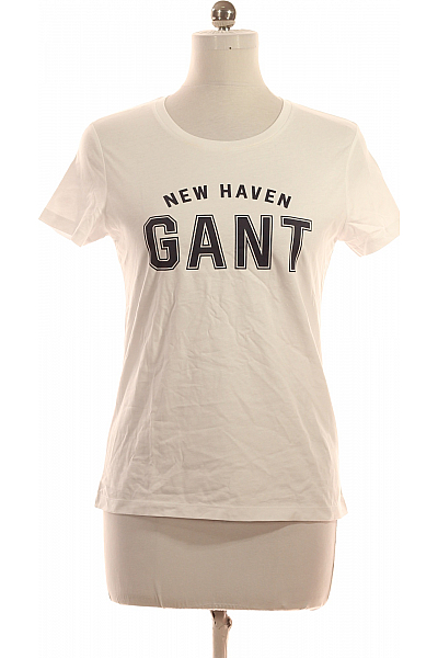 GANT Dámské Tričko s Potiskem Bílé Vel. M