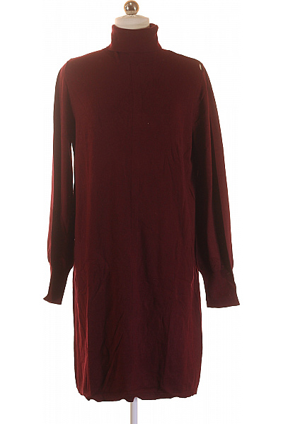 S.OLIVER  Šaty Pletené Vínová Vel. 40