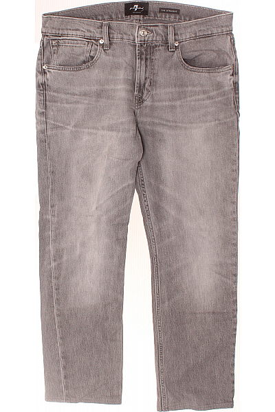Pánské Džíny Šedé Second Hand Vel. 33