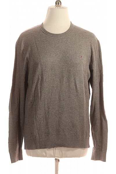 TOMMY HILFIGER Pánský Svetr Šedý Vel. XXL