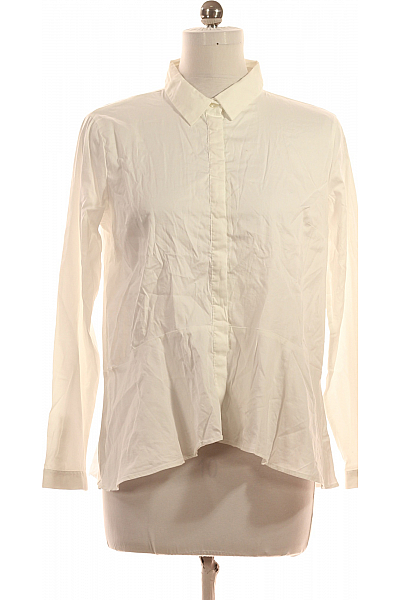 Společenská Dámská Košile Bílá Second Hand Vel. 42
