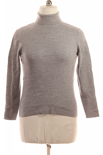 Dámský Svetr Meriný Šedý Vel. L