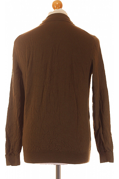 Hugo Boss Pánský Svetr Vlněný Hnědý Vel. L