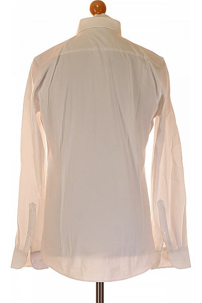 OLYMP Pánská Košile Jednobarevná Bílá Vel. 40 | OLYMP | obrázek 3