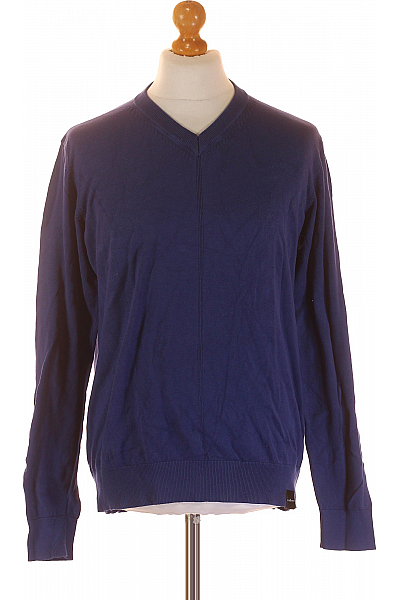 Pánský Pulovr Modrý John Richmond Vel. XL