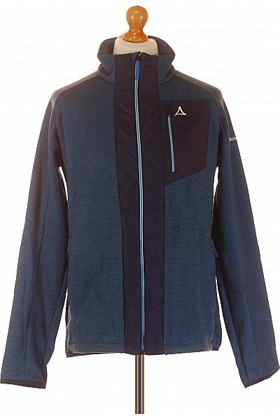 SCHOFFEL Pánská Mikina Na Zip Modrá Vel. 50