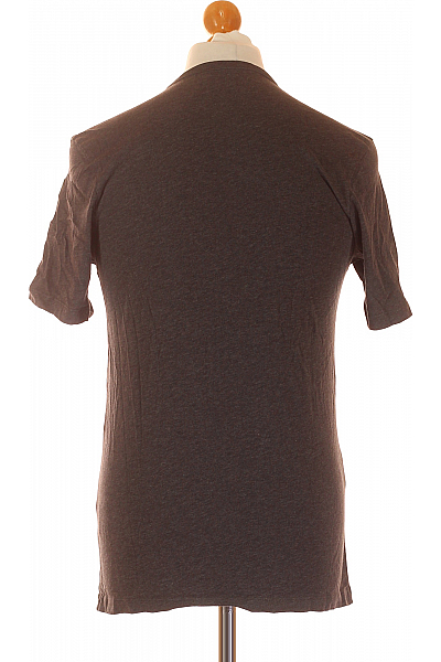 Hugo Boss Jednoduché Pánské Tričko Šedé Second hand Vel. L