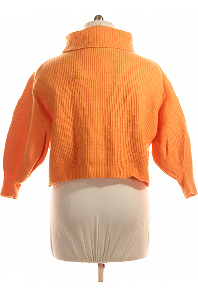 S.OLIVER Dámský Rolák Vlněný Oranžový Vel. 46