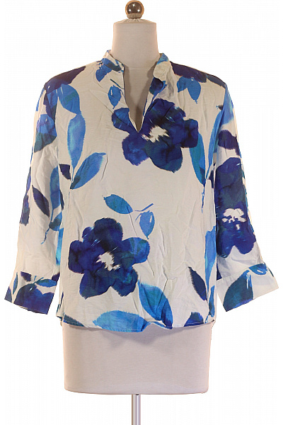 Vzorovaná  Halenka Modrá BETTER RICH Vel. XS