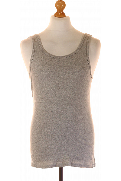 Jednoduché Pánské Tričko Šedé