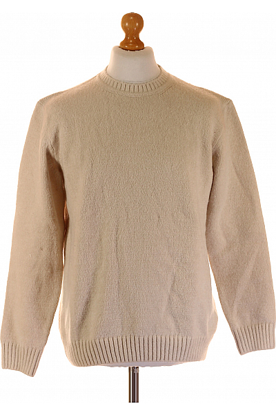 Pánský Svetr Béžový BOMBOOGIE Vel. XL