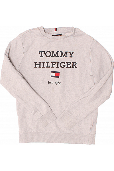 TOMMY HILFIGER Dívčí Mikina Šedá