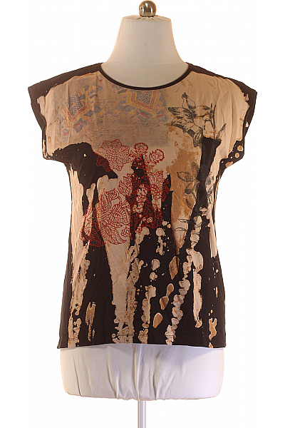 Dámské Tričko Barevné DESIGUAL Vel. L