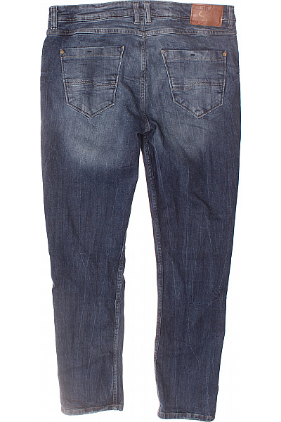 Pánské Rovné Džíny Modré Second hand Vel. 32/32