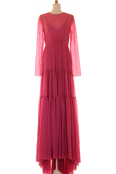 VERA WANG Společenské  Šaty Růžové Vel. 36