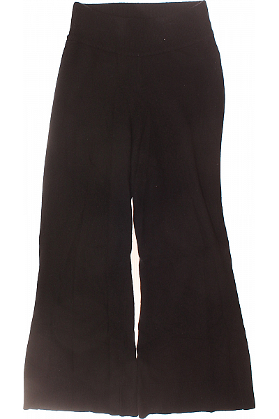 Dámské Rovné Kalhoty Vlněné Černé Vel. S