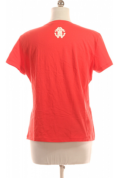 Roberto Cavalli Dámské Tričko Červené Vel. XXL